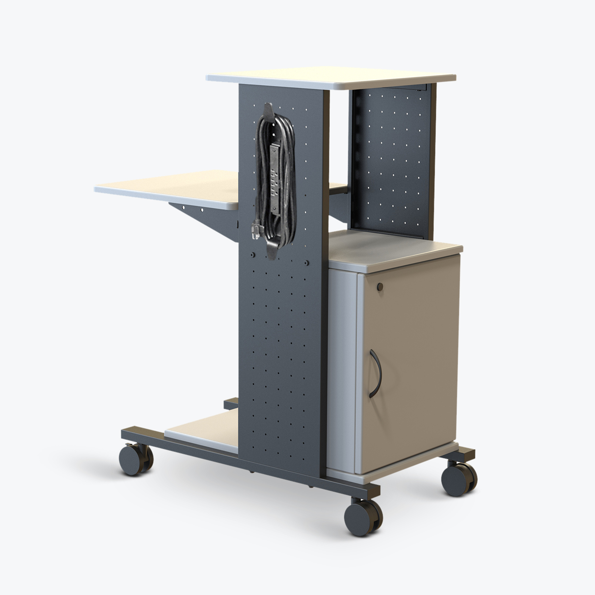 Luxor 40in. Presentation Station w/ Cabinet, Electric, Model# WPS4CE